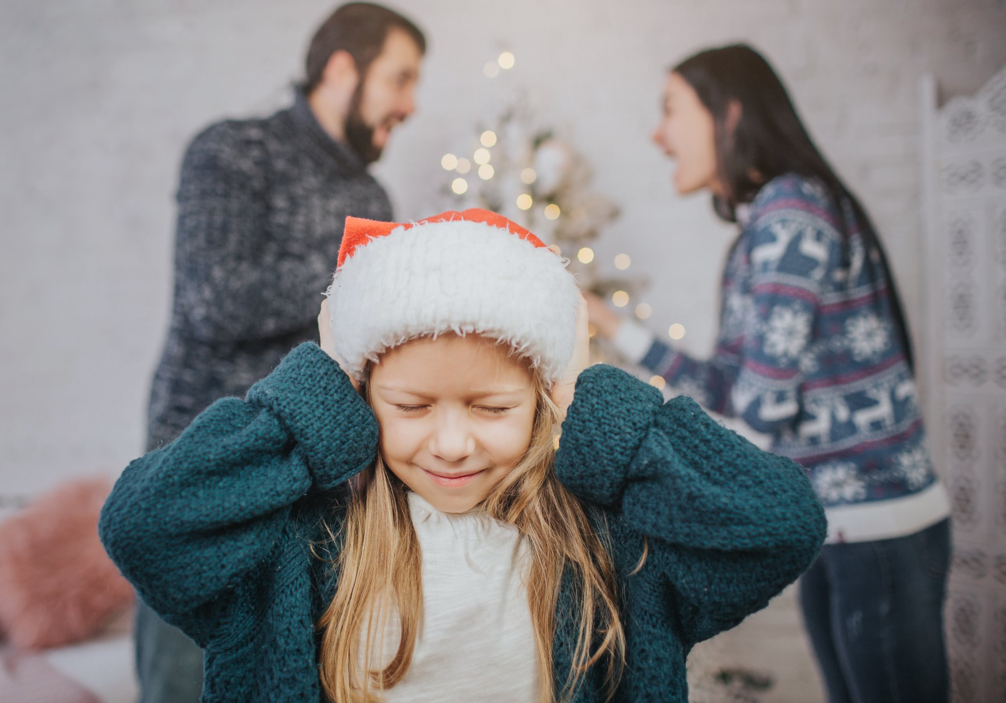 co-parenting at christmas holiday stress child custody divorce